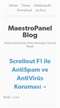 Mobile Screenshot of blog.maestropanel.com